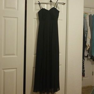 Plain black dress